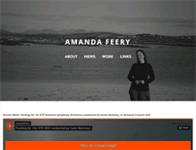 Tablet Screenshot of amandafeery.com